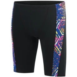 Dolfin - Reliance Hive Spliced Jammer (Multi Royal) -Swim and Beyond dolfin reliance hive spliced jammer multi royal 3