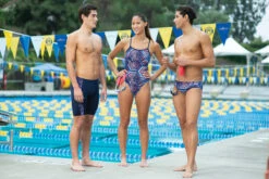 Dolfin - Reliance Hive Spliced Jammer (Multi Royal) -Swim and Beyond dolfin reliance hive spliced jammer multi royal 6