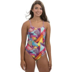 Dolfin Uglies - Muse Double Strap Back One Piece Swimsuit (Multi)