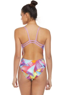 Dolfin Uglies - Muse Double Strap Back One Piece Swimsuit (Multi) -Swim and Beyond dolfin uglies muse double strap back one piece swimsuit multi 998 7
