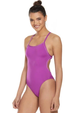 Dolfin Uglies - Revibe Purple Solid Tie Back One Piece Swimsuit 19 Dolfin Uglies - Revibe Purple Solid Tie Back One Piece Swimsuit -Swim and Beyond dolfin uglies revibe purple solid tie back one piece swimsuit 9