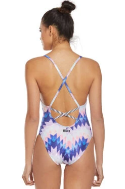Dolfin Uglies - Revibe Saxen Low X-Back One-Piece Swimsuit -Swim and Beyond dolfin uglies revibe saxen low x back one piece swimsuit 998 7