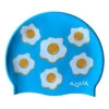 Aqua Egg Head - Blue Silicone Swim Hat