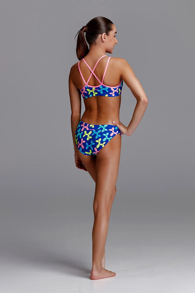 Funkita - Balloon Dog - Girls Criss Cross Two Piece 4 Funkita - Balloon Dog - Girls Criss Cross Two Piece - Image 4