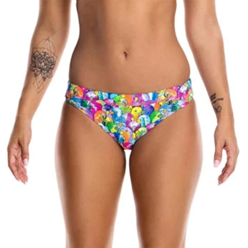 Funkita - Bang Bang Budgie - Ladies Bikini Sports Brief 1 Funkita - Bang Bang Budgie - Ladies Bikini Sports Brief