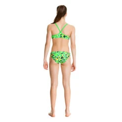 Funkita - Fluro Fracture - Girls Racerback Two Piece 6 Funkita - Fluro Fracture - Girls Racerback Two Piece -Swim and Beyond funkita bikini girls swimwear fluro fracture racerback two piece 3