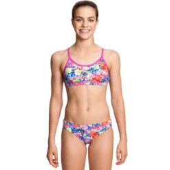 Funkita - Pretty Petal - Girls Racerback Two Piece