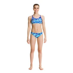 Funkita - Shattered - Girls Racerback Two Piece -Swim and Beyond funkita bikini girls swimwear shattered racerback two piece 4