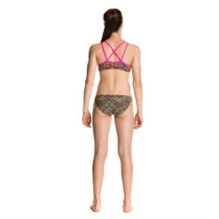 Funkita - Wild Fire - Girls Criss Cross Back Two Piece 6 Funkita - Wild Fire - Girls Criss Cross Back Two Piece -Swim and Beyond funkita bikini girls swimwear wild fire criss cross back two piece 3
