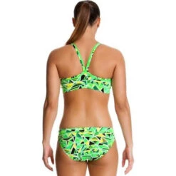 Funkita - Fluro Fracture - Ladies Sports Brief -Swim and Beyond funkita bikini ladies swimwear fluro fracture sports brief 3