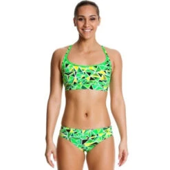 Funkita - Fluro Fracture - Ladies Sports Brief -Swim and Beyond funkita bikini ladies swimwear fluro fracture sports brief 4