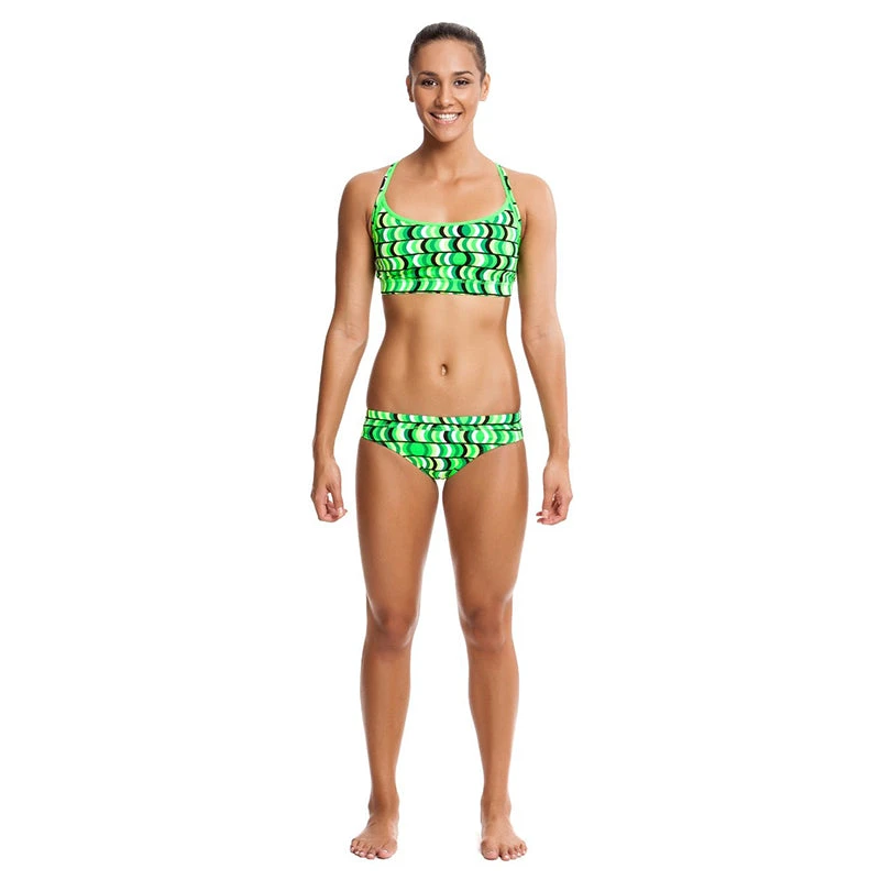 Funkita - Green Gateway - Ladies Sports Brief 3 Funkita - Green Gateway - Ladies Sports Brief - Image 3
