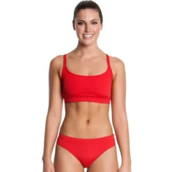 Funkita - Still Red - Ladies Sports Bikini Top 8 Funkita - Still Red - Ladies Sports Bikini Top -Swim and Beyond funkita bikini ladies swimwear still red ladies sports bikini top 3