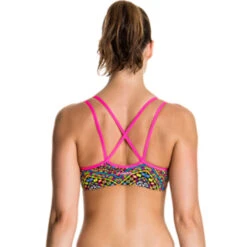 Funkita - Wild Fire - Ladies Bikini Criss Cross Top 9 Funkita - Wild Fire - Ladies Bikini Criss Cross Top -Swim and Beyond funkita bikini ladies swimwear wild fire criss cross top 3
