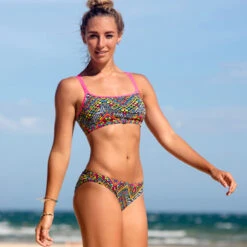 Funkita - Wild Fire - Ladies Bikini Criss Cross Top 13 Funkita - Wild Fire - Ladies Bikini Criss Cross Top -Swim and Beyond funkita bikini ladies swimwear wild fire criss cross top 7