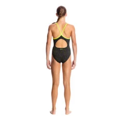 Funkita - Binary Babe - Girls Diamond Back One Piece 6 Funkita - Binary Babe - Girls Diamond Back One Piece -Swim and Beyond funkita binary babe diamond back girls swimsuit 3