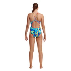 Funkita - Brushed Up - Ladies Diamond Back One Piece -Swim and Beyond funkita brushed up ladies diamond back one piece 3