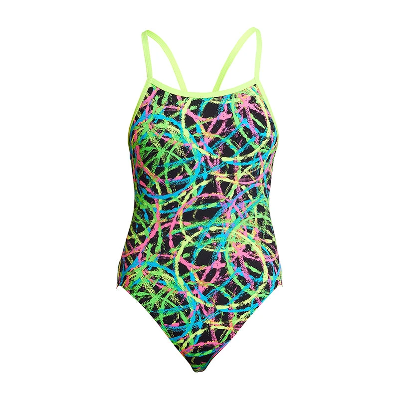 Funkita - Burnouts - Girls Single Strap One Piece 2 Funkita - Burnouts - Girls Single Strap One Piece - Image 2