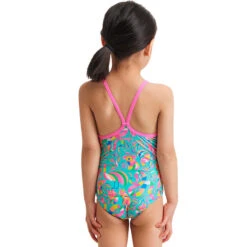 Funkita - Bush Babies - Toddler Girl's Eco Printed One Piece -Swim and Beyond funkita bush babies toddler girls eco printed one piece 3