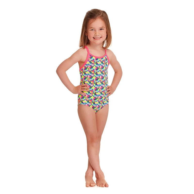 Funkita - Bye Birdie - Toddler Girls Printed One Piece 5 Funkita - Bye Birdie - Toddler Girls Printed One Piece - Image 5