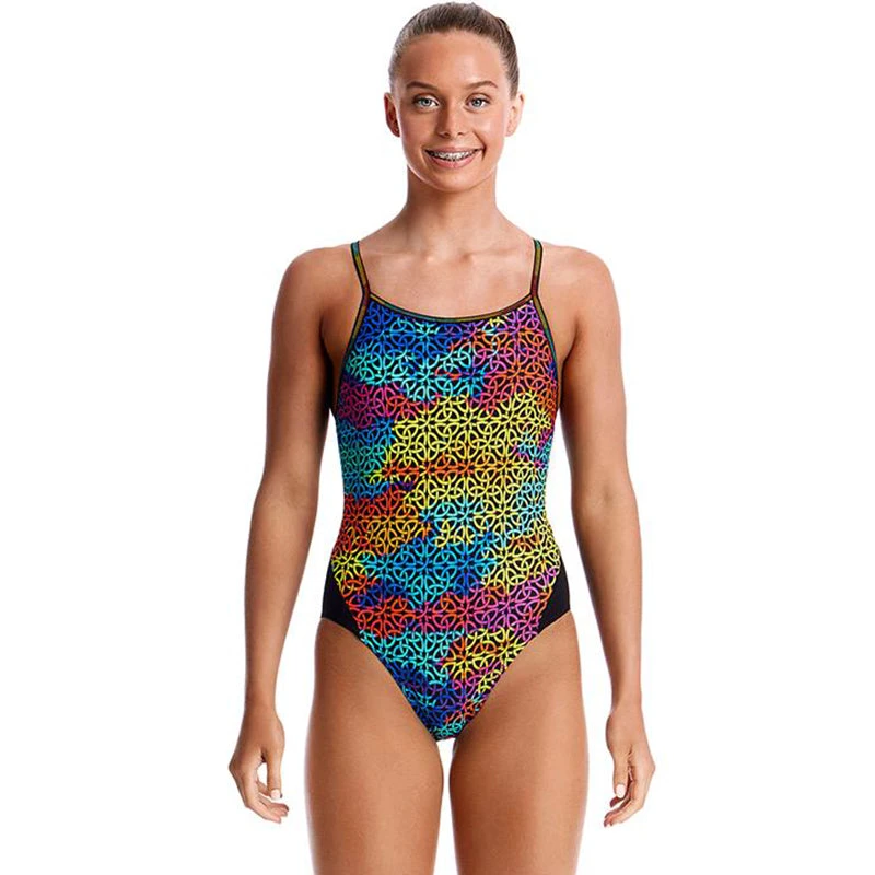 Funkita - Celtic Pride - Girls Diamond Back One Piece 1 Funkita - Celtic Pride - Girls Diamond Back One Piece