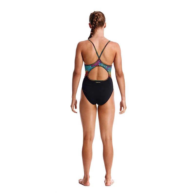 Funkita - Celtic Pride - Girls Diamond Back One Piece 3 Funkita - Celtic Pride - Girls Diamond Back One Piece - Image 3