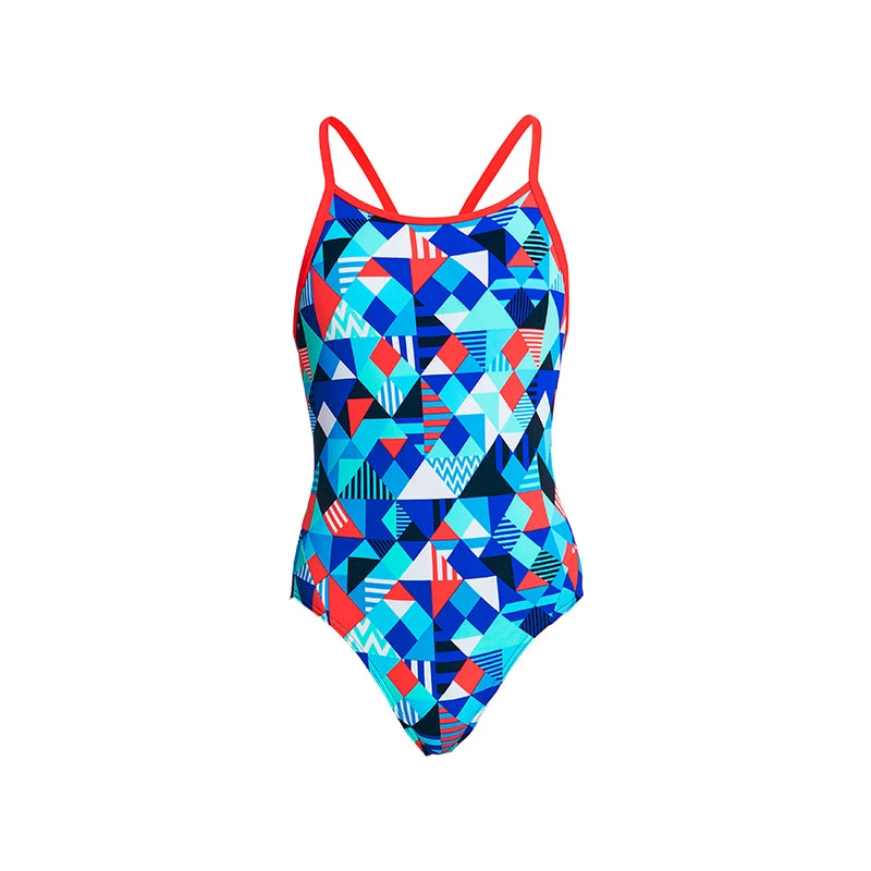 Funkita - Check Republic - Girls Diamond Back One Piece 2 Funkita - Check Republic - Girls Diamond Back One Piece - Image 2