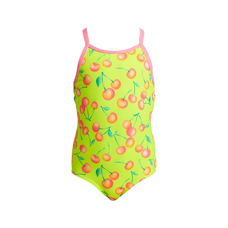 Funkita - Cherry Top - Toddler Girls Printed One Piece 2 Funkita - Cherry Top - Toddler Girls Printed One Piece - Image 2