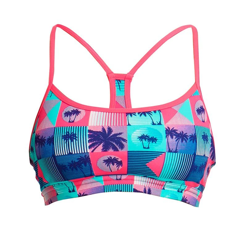 Funkita - Club Tropicana - Ladies Swim Crop Top 2 Funkita - Club Tropicana - Ladies Swim Crop Top - Image 2