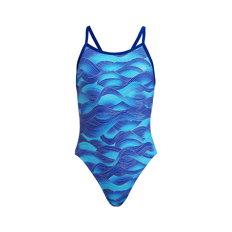 Funkita - Cold Current - Girls Single Strap One Piece 2 Funkita - Cold Current - Girls Single Strap One Piece - Image 2