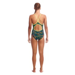 Funkita - Colour Run - Girls Eco Diamond Back One Piece -Swim and Beyond funkita colour run girls eco diamond back one piece 3