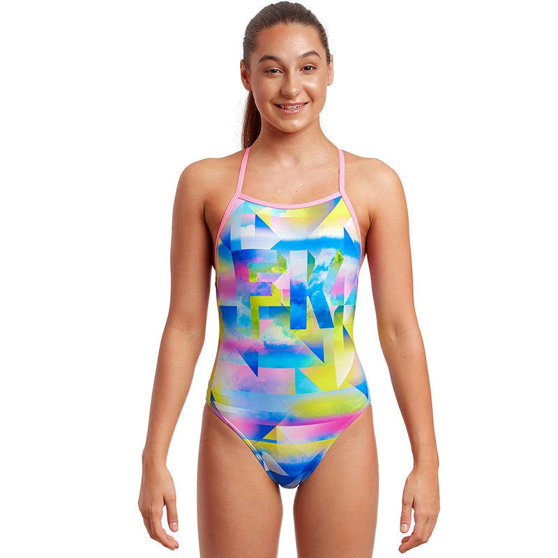 Funkita - Counting Clouds - Girls Strapped In One Piece 1 Funkita - Counting Clouds - Girls Strapped In One Piece