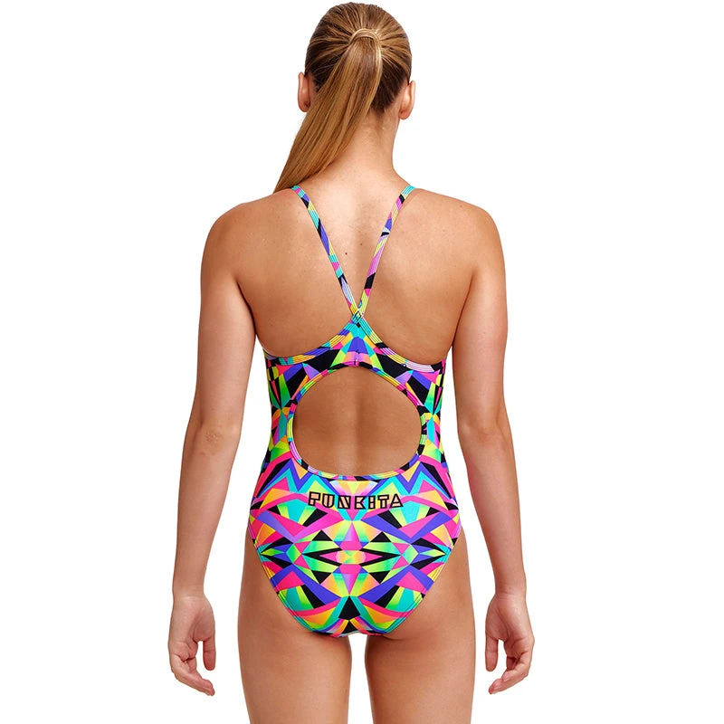 Funkita - Crystal Eyes - Girls Diamond Back One Piece 3 Funkita - Crystal Eyes - Girls Diamond Back One Piece - Image 3