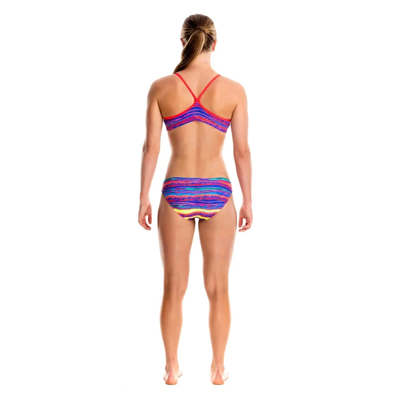 Funkita - Crystal Wave - Girls Racerback Two Piece 3 Funkita - Crystal Wave - Girls Racerback Two Piece - Image 3