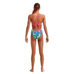 Funkita - Cut Lines - Girls Tie Me Tight One Piece 6 Funkita - Cut Lines - Girls Tie Me Tight One Piece -Swim and Beyond funkita cut lines girls tie me tight one piece 3