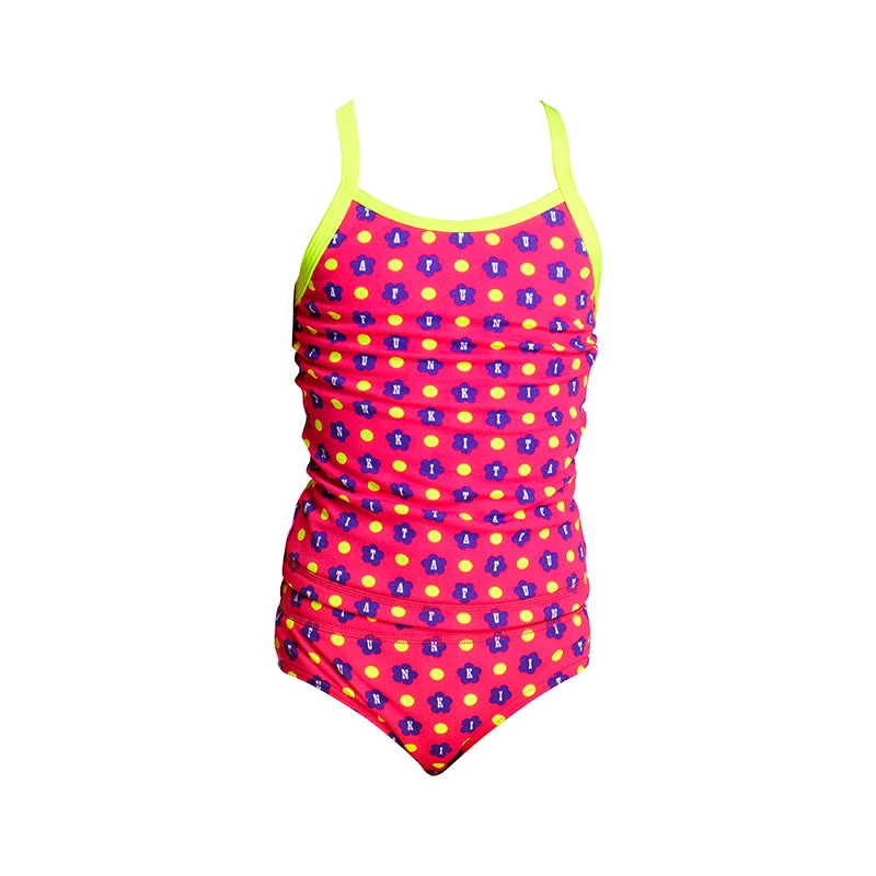 Funkita - Daisy Dots - Toddlers Girls Tankini Two Piece 2 Funkita - Daisy Dots - Toddlers Girls Tankini Two Piece - Image 2