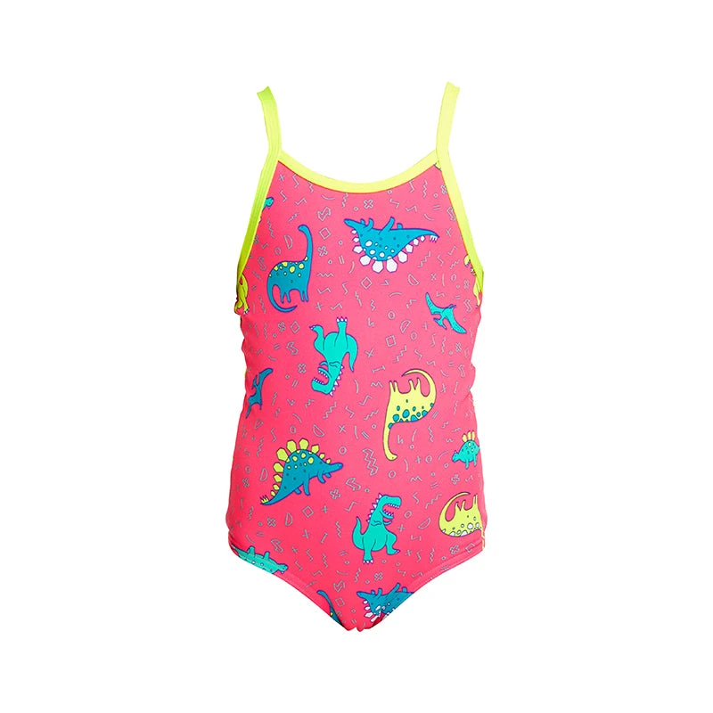 Funkita - Dancing Dino - Toddler Girls Printed One Piece 2 Funkita - Dancing Dino - Toddler Girls Printed One Piece - Image 2