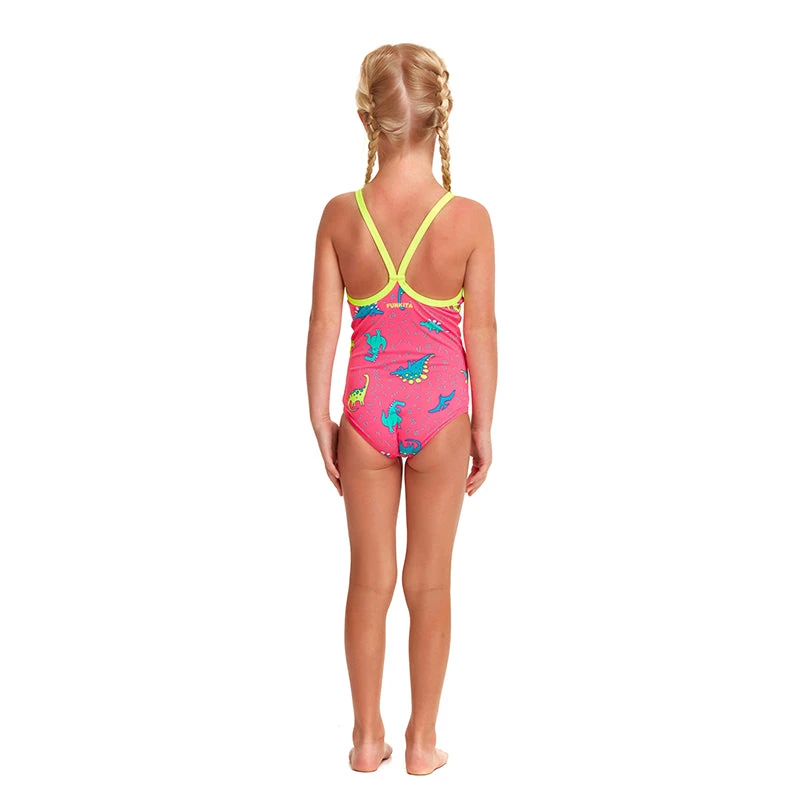 Funkita - Dancing Dino - Toddler Girls Printed One Piece 3 Funkita - Dancing Dino - Toddler Girls Printed One Piece - Image 3
