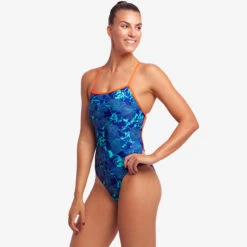 Funkita - Deep Blue - Ladies Strapped In One Piece -Swim and Beyond funkita deep blue ladies strapped in one piece 5