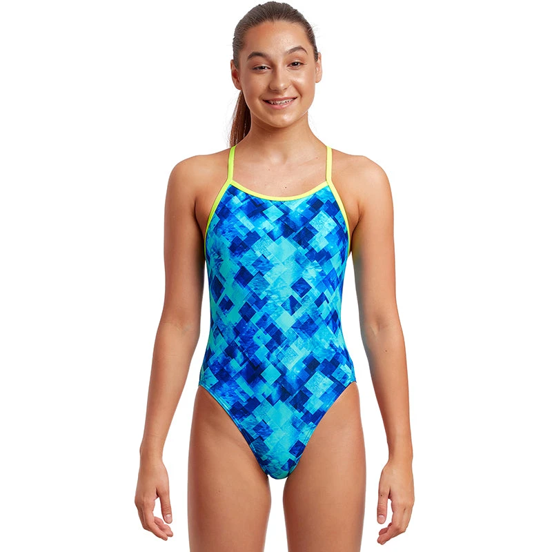 Funkita - Depth Charge - Girls Single Strap One Piece 1 Funkita - Depth Charge - Girls Single Strap One Piece