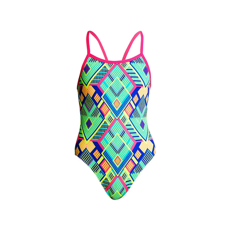 Funkita - Diamond Fire - Girls Single Strap One Piece 2 Funkita - Diamond Fire - Girls Single Strap One Piece - Image 2