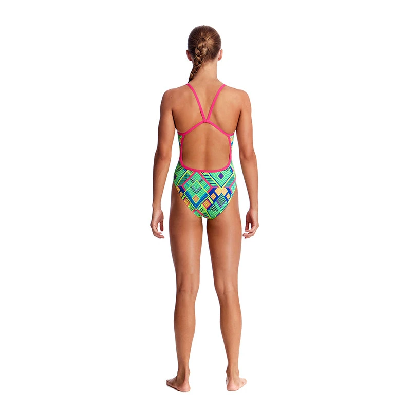 Funkita - Diamond Fire - Girls Single Strap One Piece 3 Funkita - Diamond Fire - Girls Single Strap One Piece - Image 3