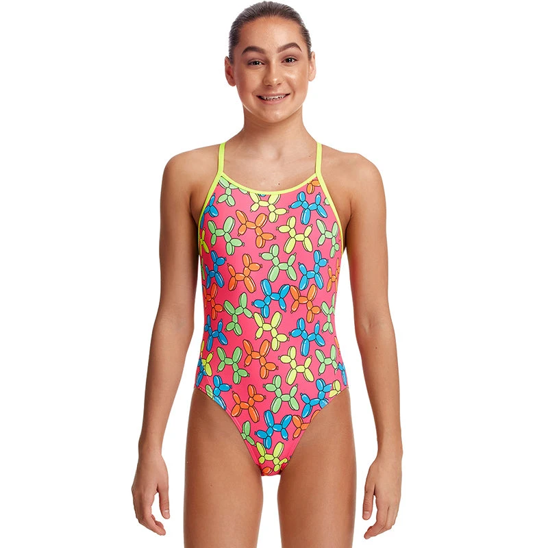 Funkita - Doggy Disco - Girls Diamond Back One Piece 1 Funkita - Doggy Disco - Girls Diamond Back One Piece