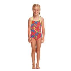 Funkita - Doggy Disco - Toddler Girls Printed One Piece -Swim and Beyond funkita doggy disco toddler girls printed one piece 4