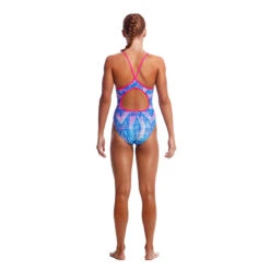 Funkita - Dye Tie - Girls Diamond Back One Piece -Swim and Beyond funkita dye tie girls diamond back one piece 2
