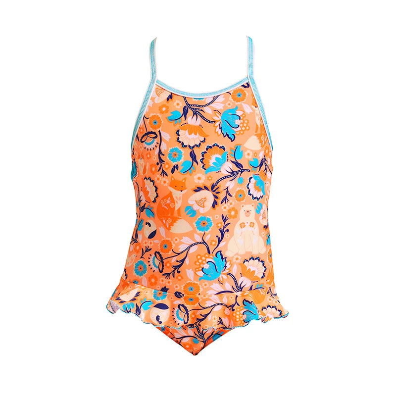 Funkita - Fairy Tails - Toddler Girl's Belted Frill One Piece 2 Funkita - Fairy Tails - Toddler Girl's Belted Frill One Piece - Image 2