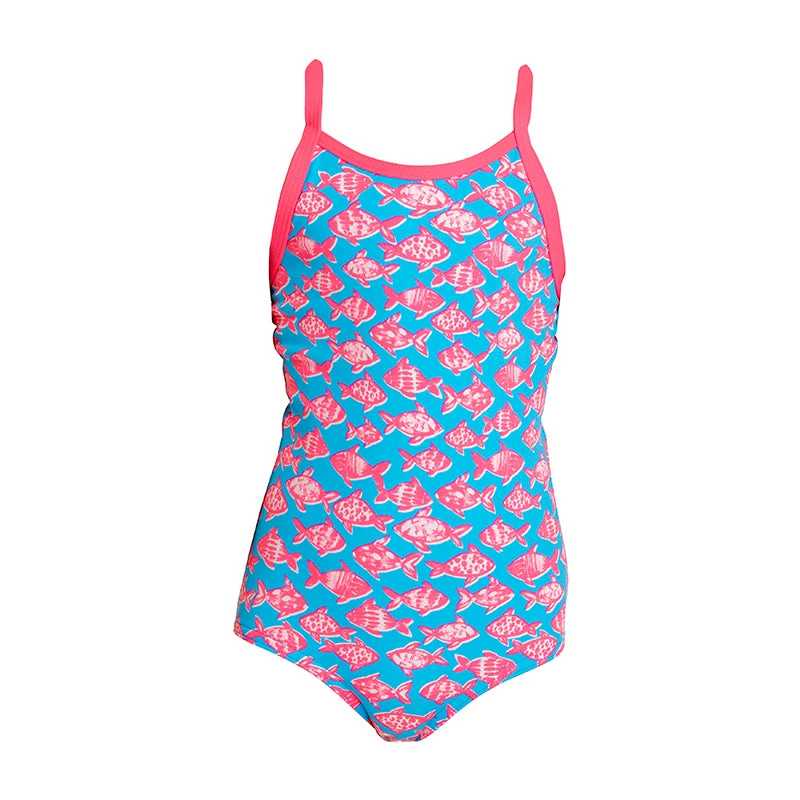 Funkita - Fancy Fish - Toddler Girls Printed One Piece 2 Funkita - Fancy Fish - Toddler Girls Printed One Piece - Image 2