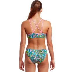 Funkita - Feather Fairy - Girls Criss Cross Two Piece -Swim and Beyond funkita feather fairy girls criss cross two piece 3