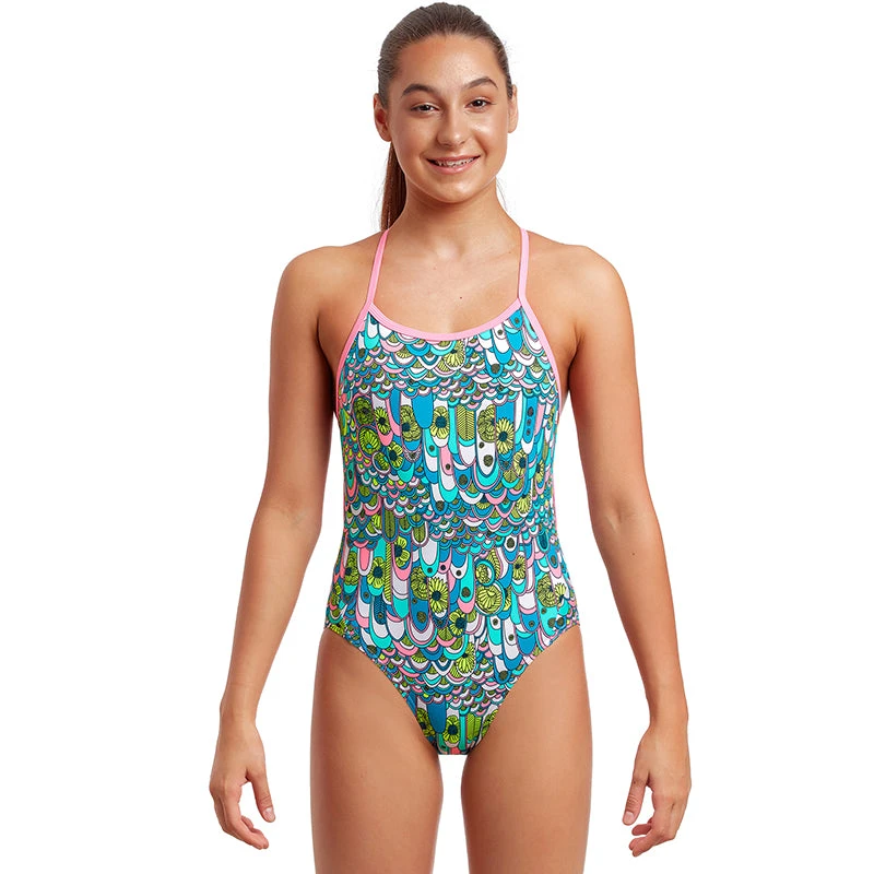 Funkita - Feather Fairy - Girls Twisted One Piece 1 Funkita - Feather Fairy - Girls Twisted One Piece