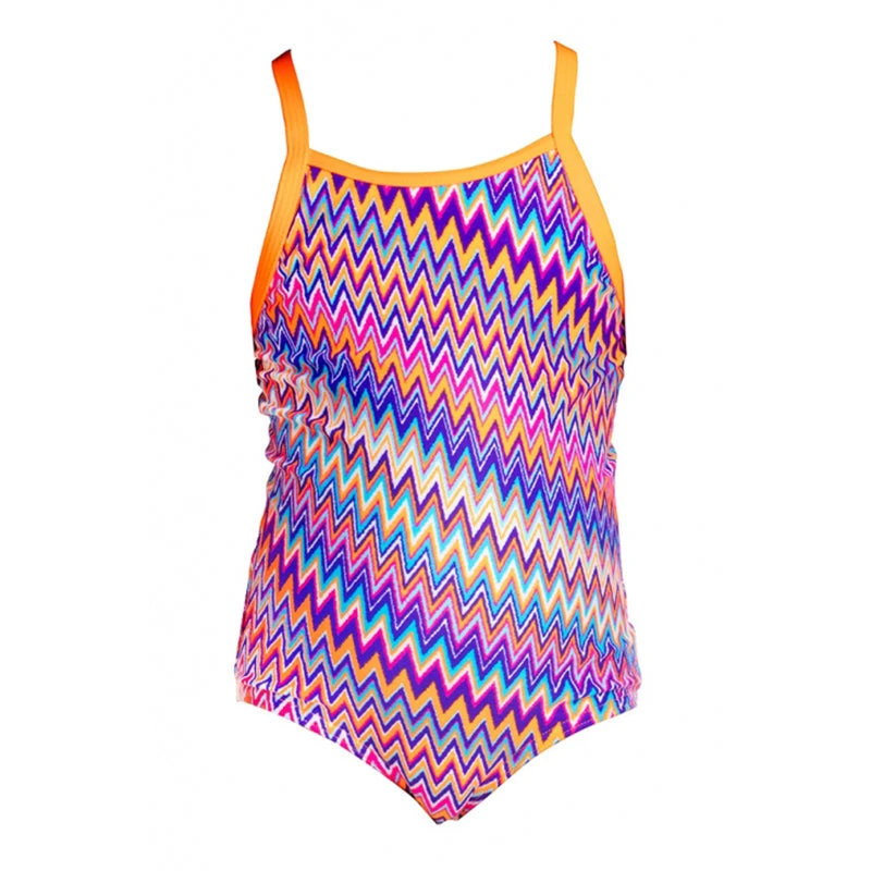 Funkita - Fizz Bomb - Toddlers Girls Printed One Piece 2 Funkita - Fizz Bomb - Toddlers Girls Printed One Piece - Image 2